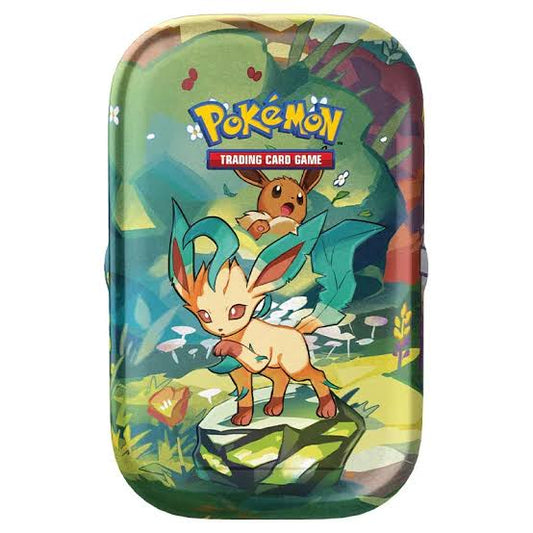 Mini tin Leafeon evoluzioni prismatiche