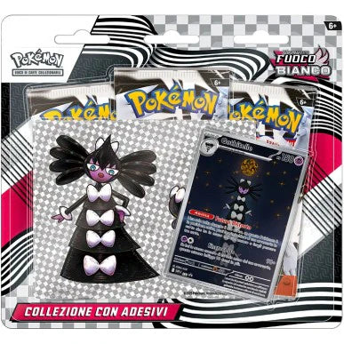 Collezione con adesivi luce nera e fuoco bianco!
